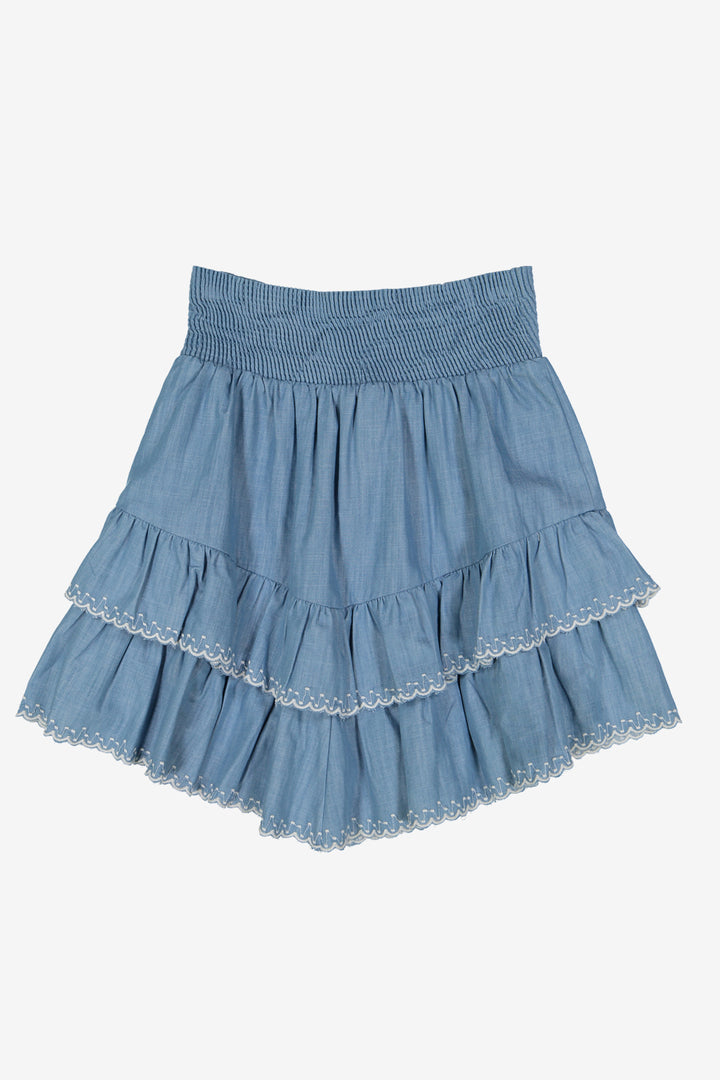 Les Coyotes de Paris Esti Chambray Skirt