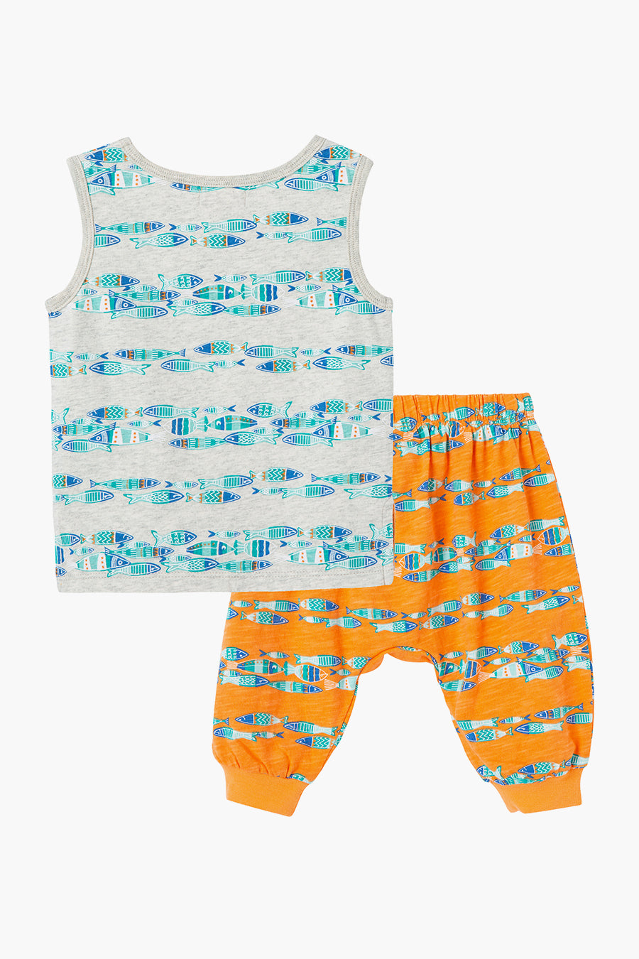 Baby Boys Peek Kids Fish 2-Piece Set back