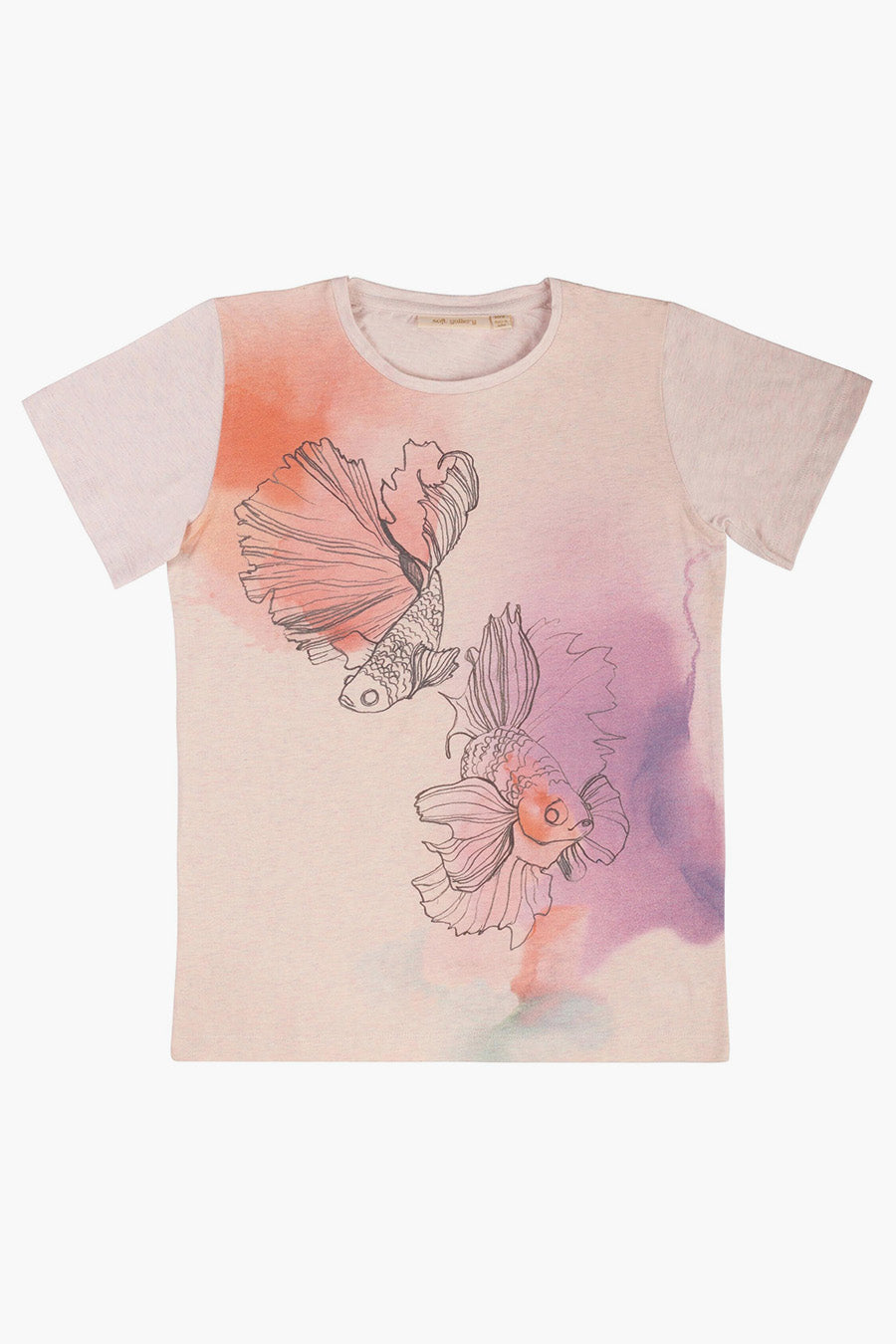 Kids Soft Gallery Ji Swirling T-Shirt zoom