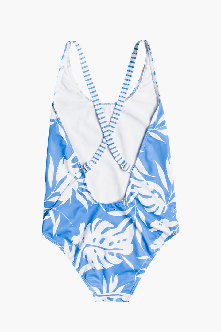 Girls Swimsuit Roxy Flowers Regatta back