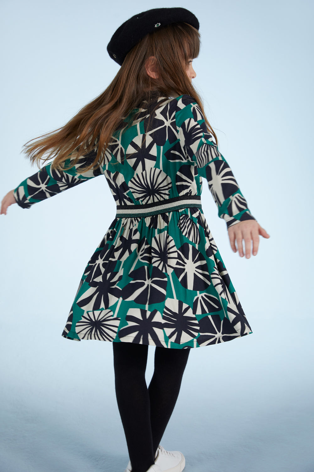 Catimini Green Floral Dress