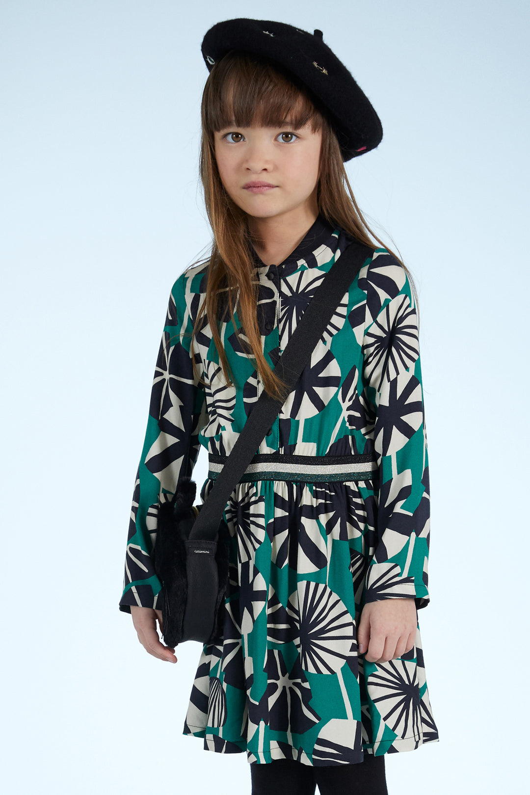 Catimini Green Floral Dress
