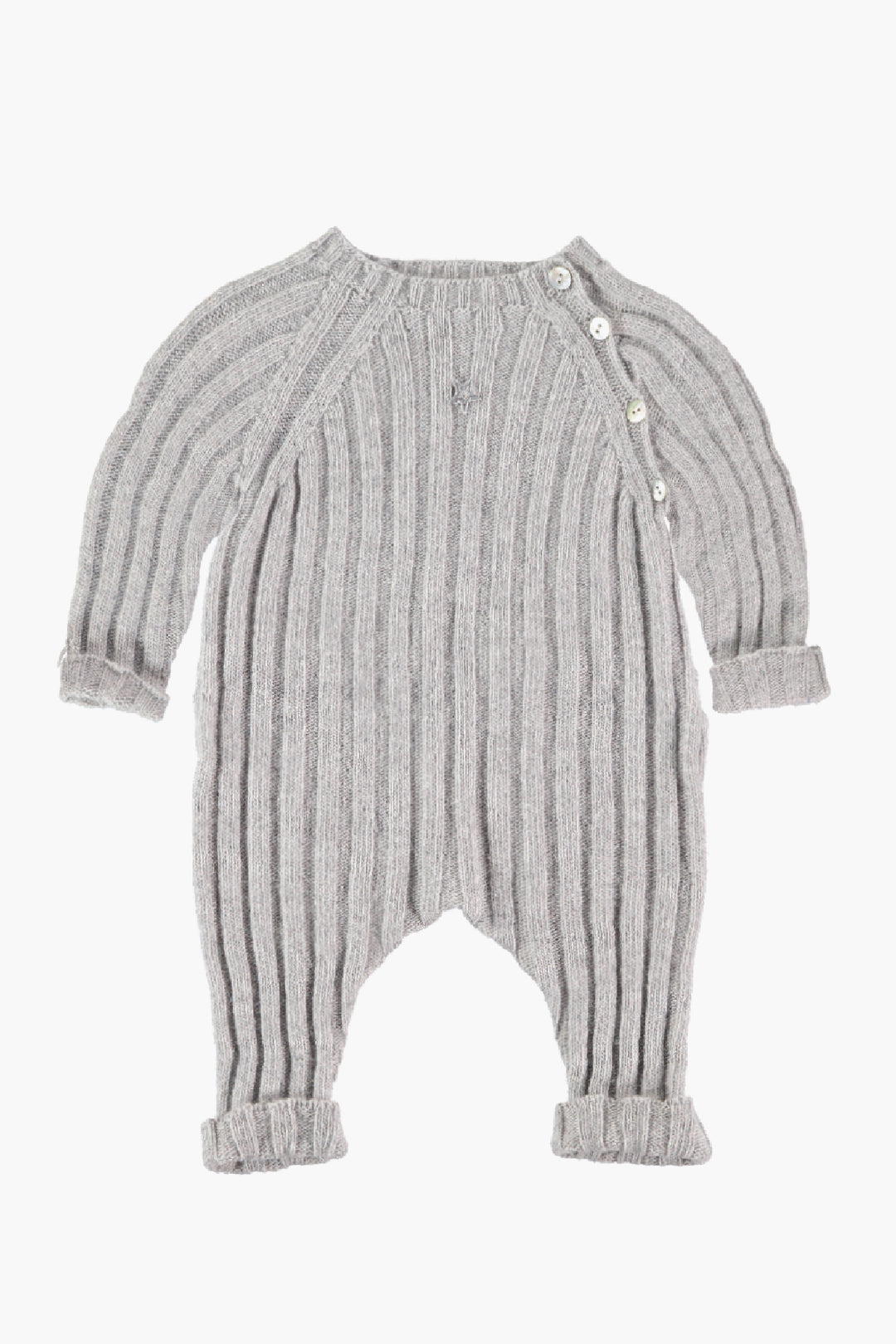tocoto vintage grey ribbed dress Knitted Romper 3M / feature:sequins