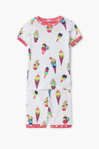 Hatley Ice Cream Cones Girls Pajama Set