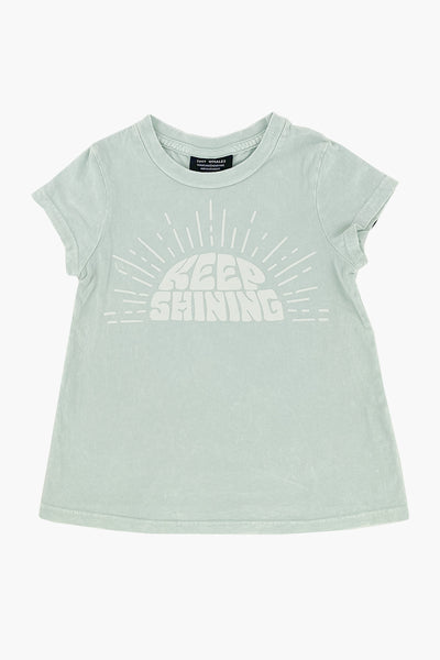Kids T-Shirt Tiny Whales Keep Shining