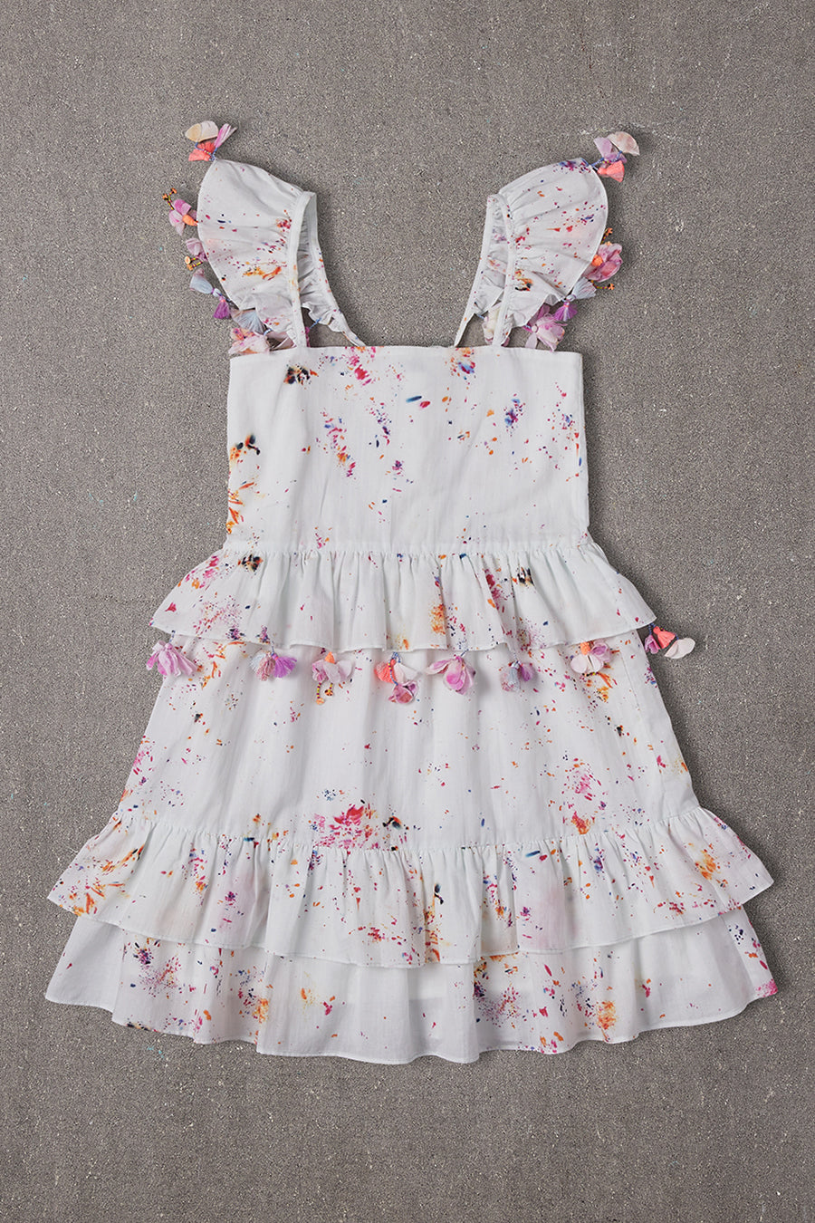 Girls Dress Nellystella Leighton Confetti 12 / Confetti at Mini Ruby Contemporary Childrenswear