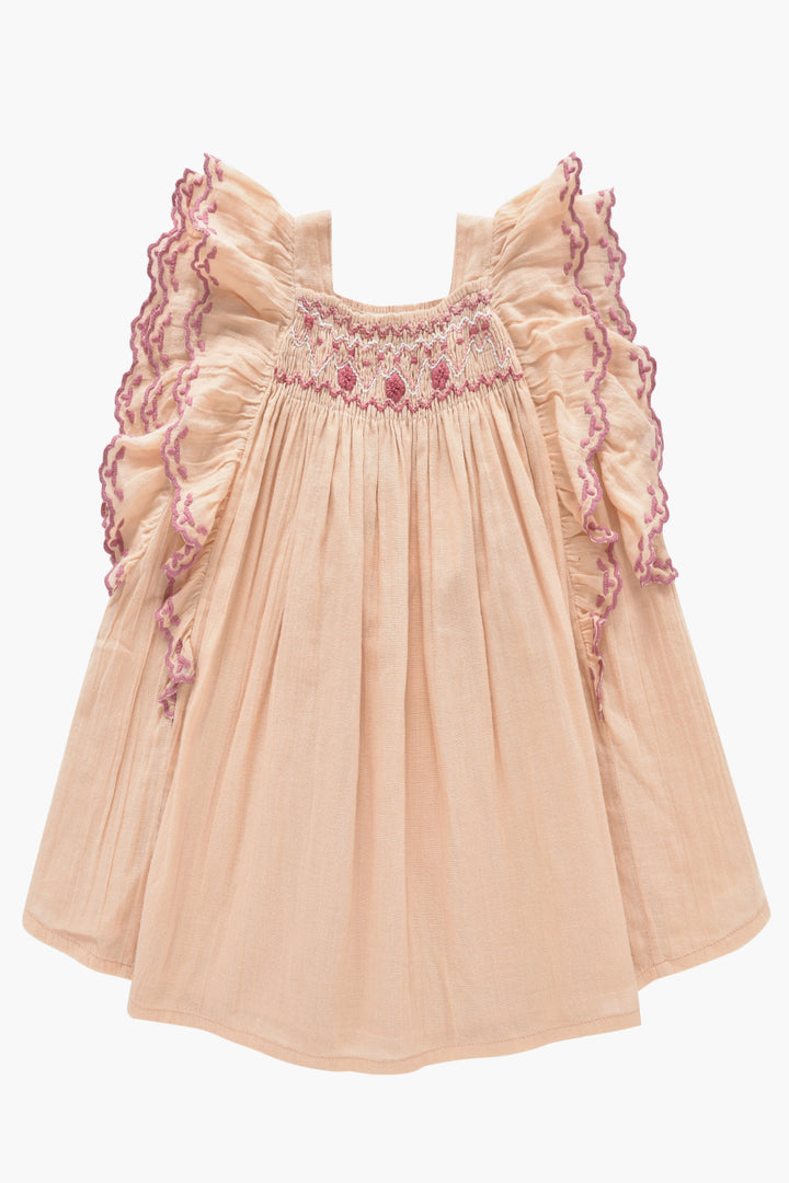 misha and puff♡ Ruffle Mabel Dress♡8Y Pima Cotton Ruffle Sleeve Dress - String Trellis – MamaOwl