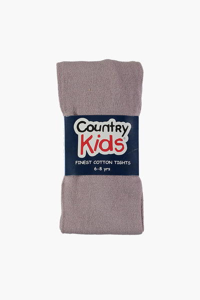 Country Kids Cotton Girls Tights - Mocha