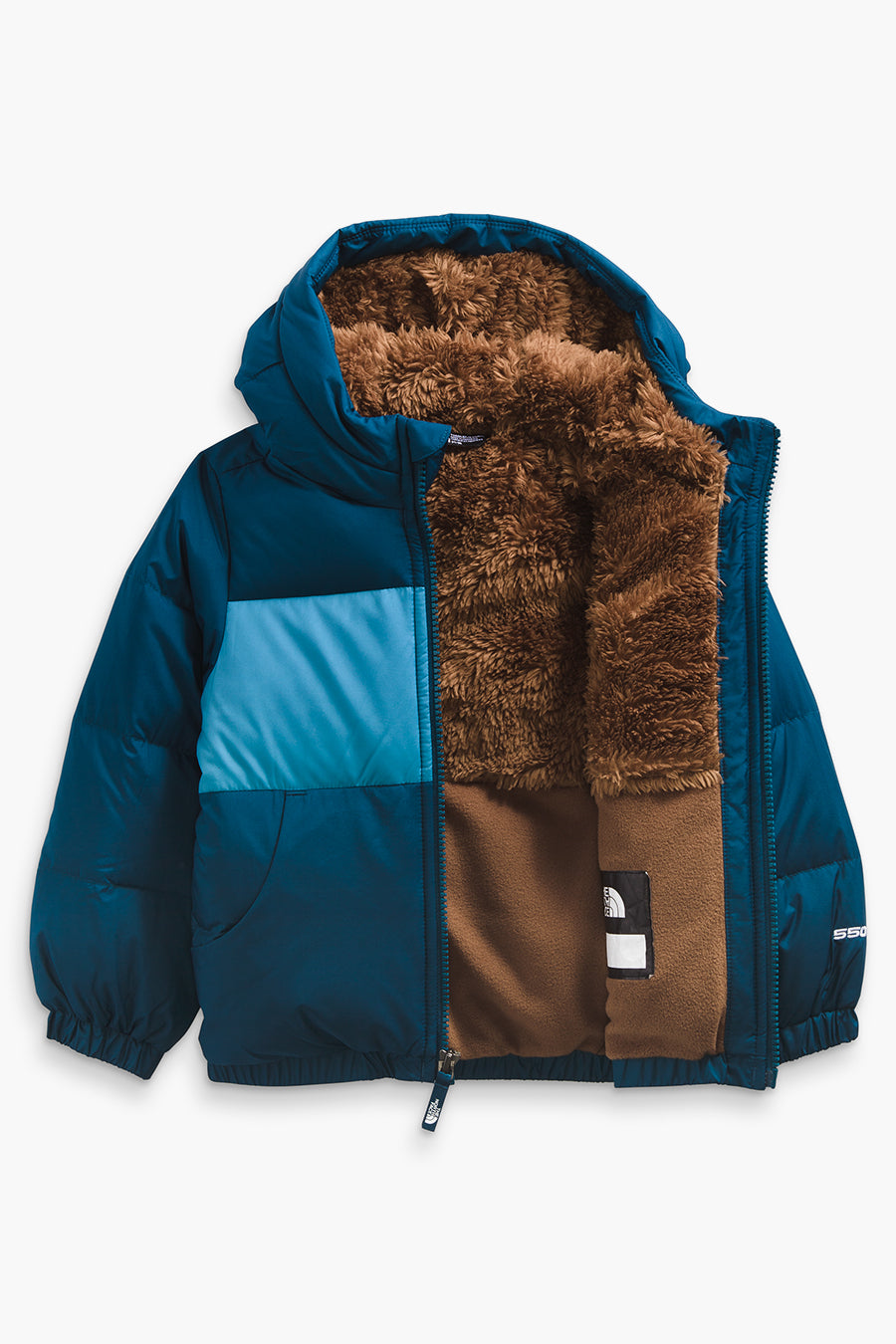 Kids Clothes The North Face Kids Toddler Moondoggy Hoodie - Monterey Blue zoom
