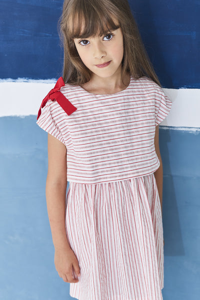 Jean Bourget Peppermint Stripe Dress