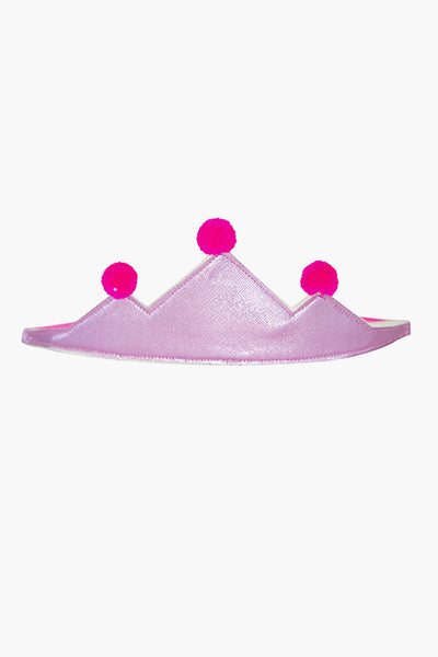 Everbloom Purple Pompom Crown