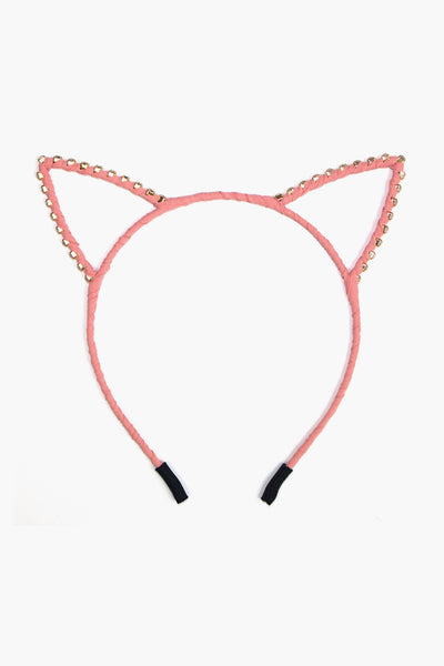 Cat Headband - Baby Pink