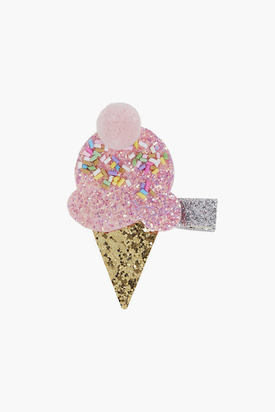 Ooahooah Rainbow Sprinkle Ice Cream Hairclip - Pink