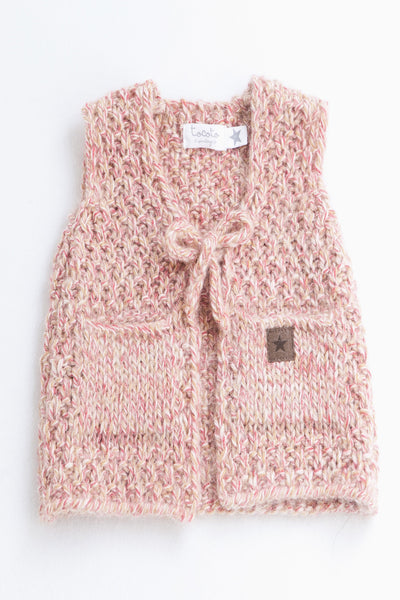 Tocoto Vintage Knit Girls Vest