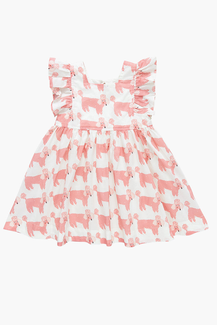 Girls Dress Pink Chicken Elsie Poodle (Size 10 left) – Mini Ruby