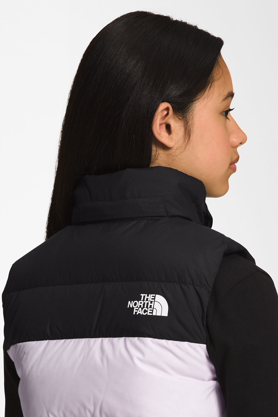 Girls north face vest online