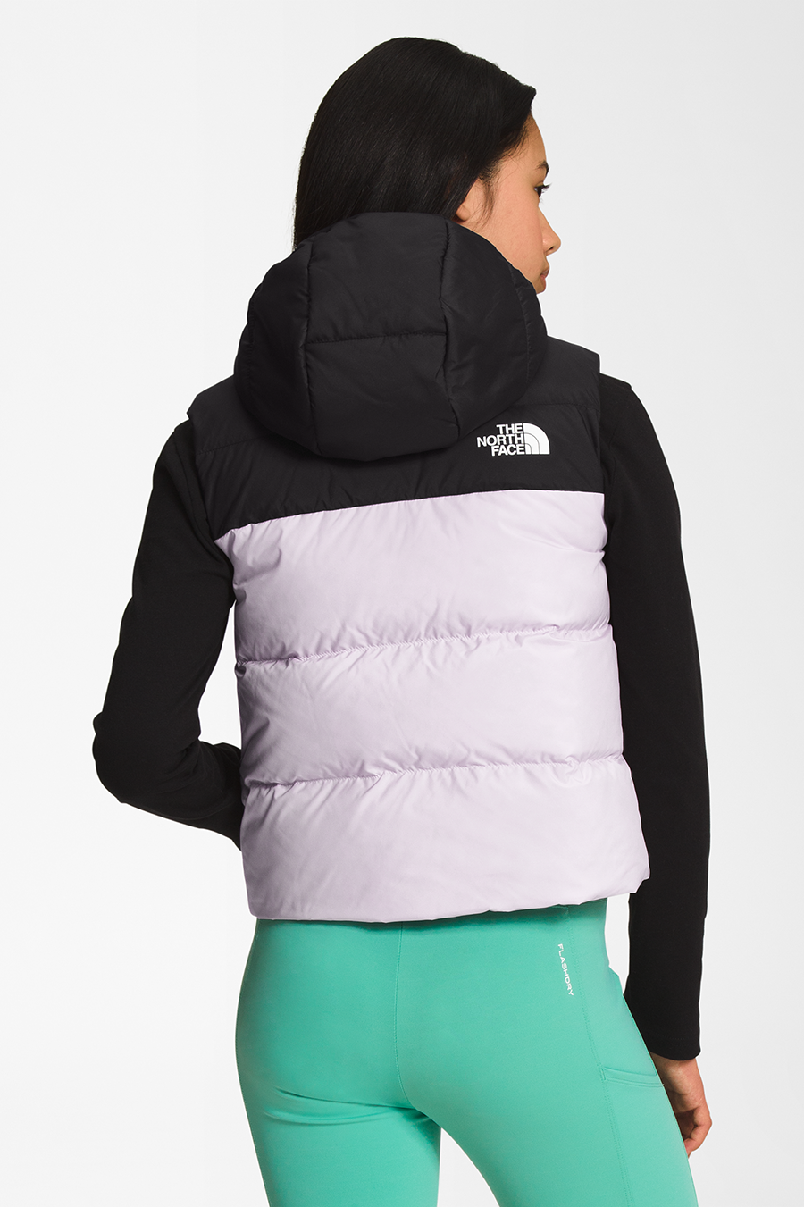 Girls Vest North Face Reversible North Down Hooded