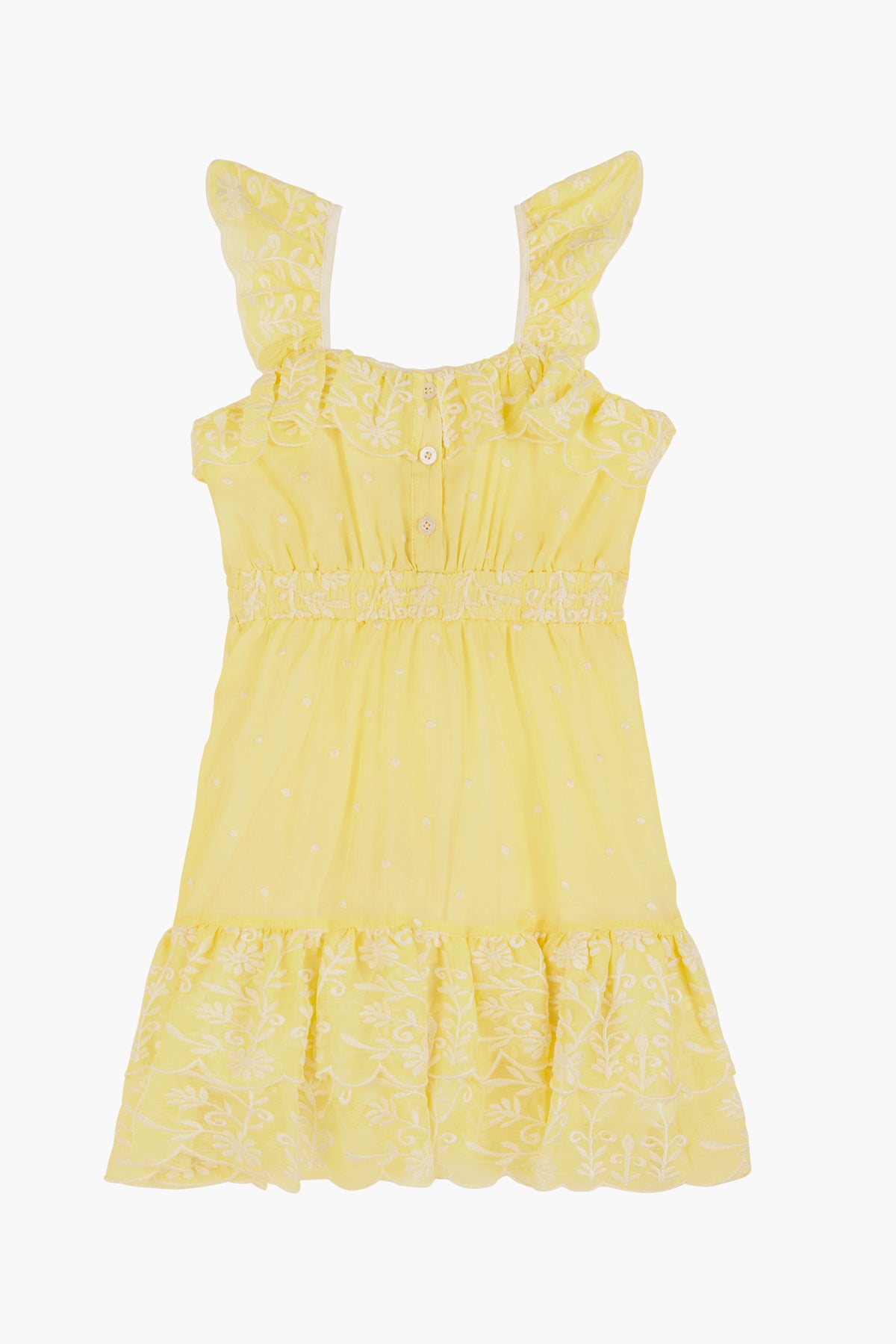 Marlo Rosie Girls Dress - Lemon – Mini Ruby