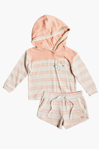 Roxy First Friend Hoodie And Shorts Set