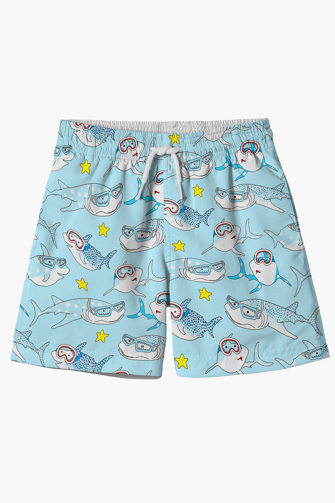 Stella Cove Goggled Sharks Board Shorts