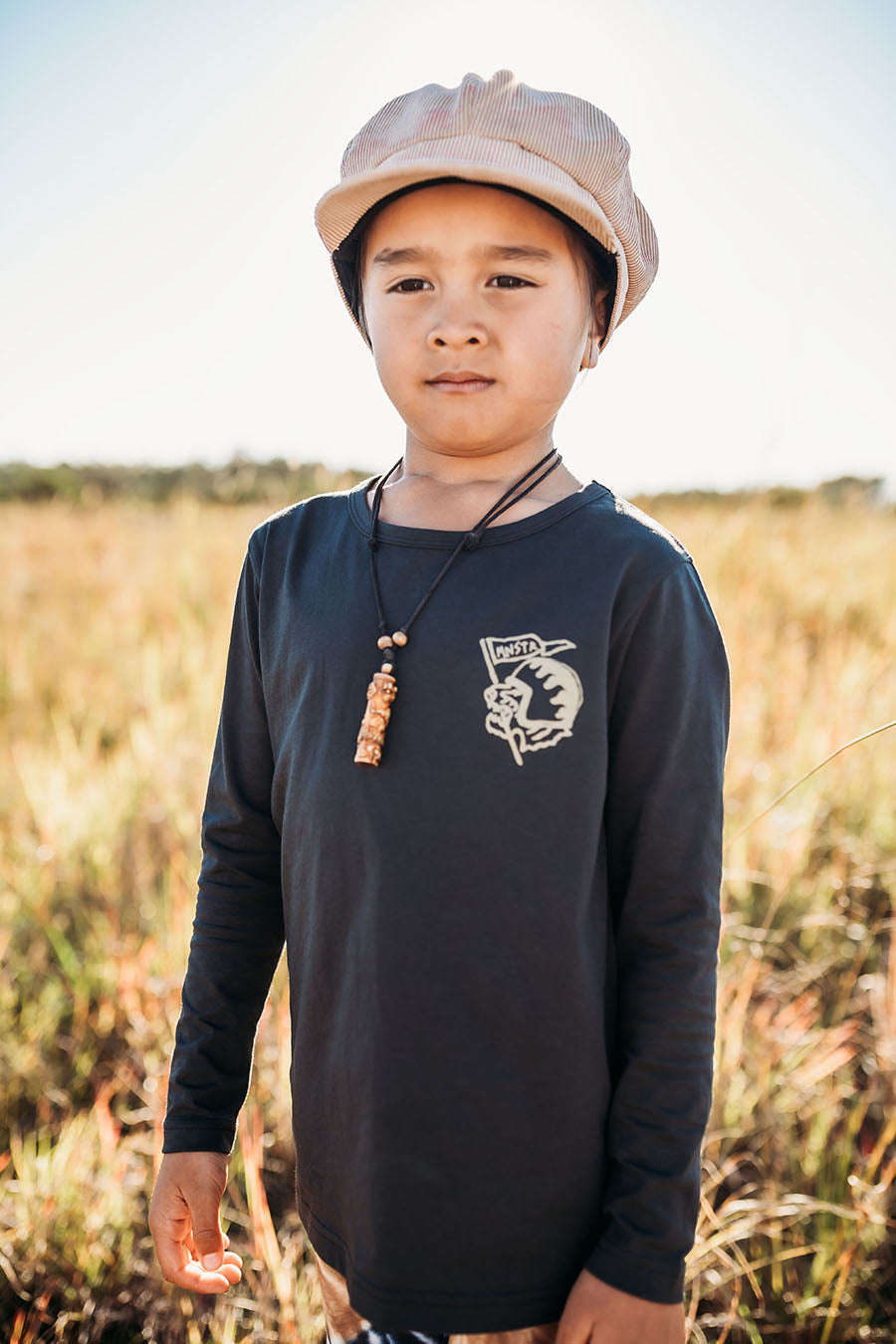 Munster Kids Upatree Boys Shirt - Soft Black