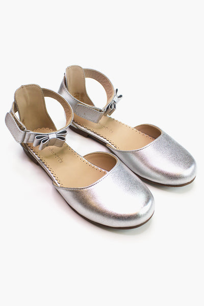 Elephantito April Flat Girls Shoes - Silver