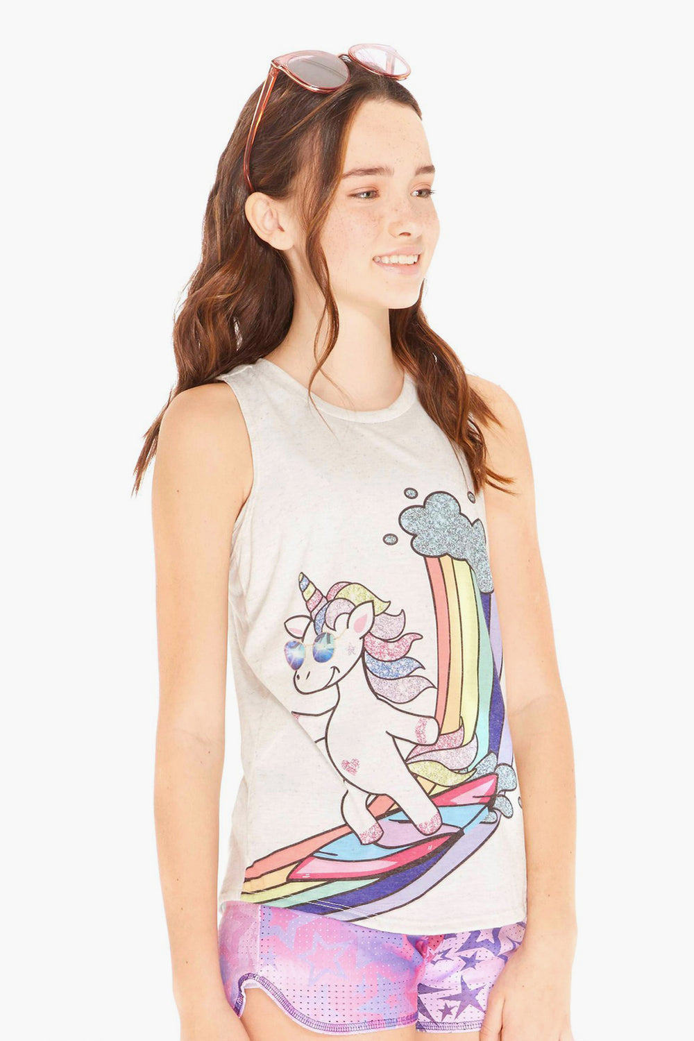 Terez Surf City Racerback Tank
