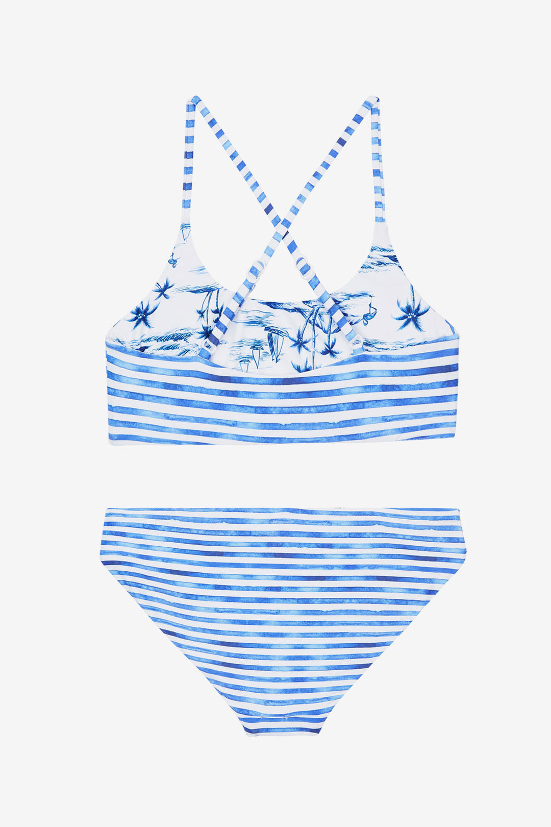希少 絶版品 リヤドロ Verano In Fantil Summer Kids Swimsuit Seafolly Tropical Vibes Reversible – Mini Ruby
