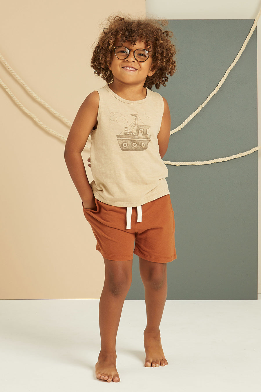 Boys Shirt Rylee and Cru Tugboat Tank full