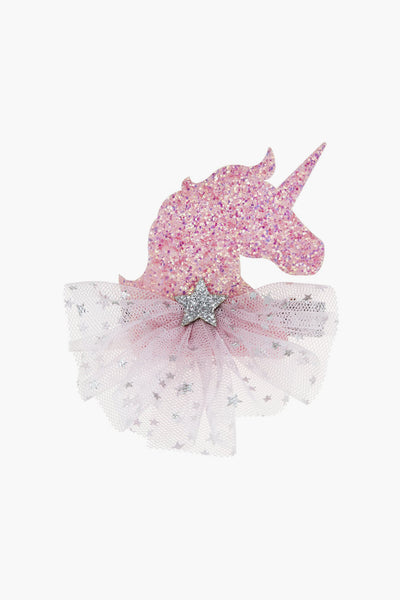 Ooahooah Glitter Unicorn Tulle Hairclip