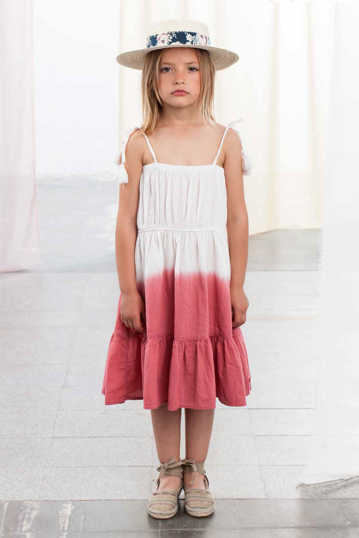 Tocoto Vintage Pink Tie Dye Dress
