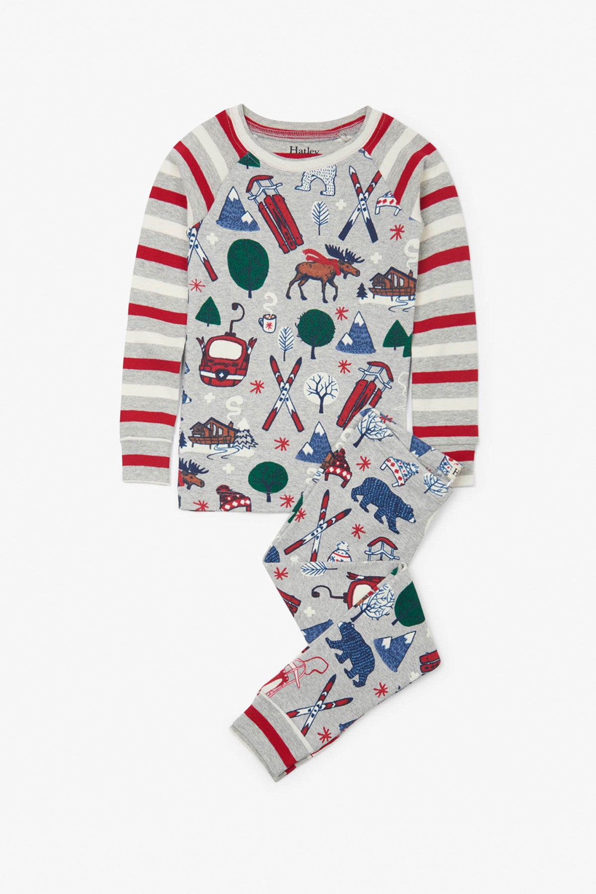 Hatley Winter Traditions Kids Pajama Set – Mini Ruby