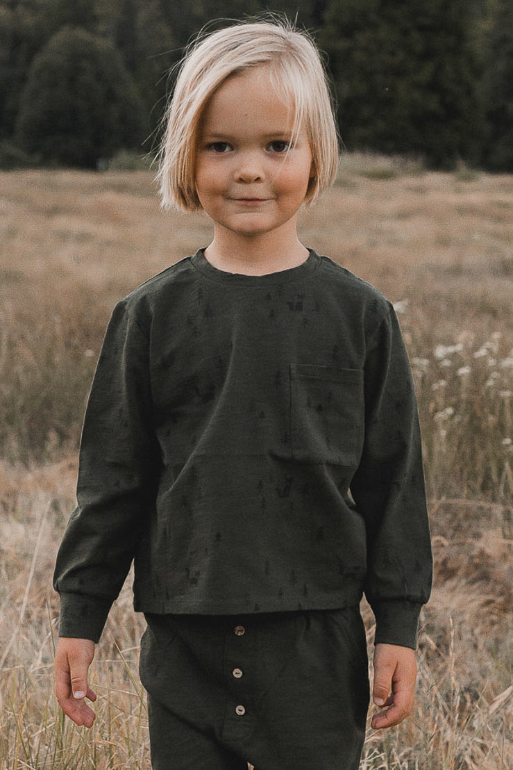 Rylee + Cru Woods Long Sleeve Boys Tee