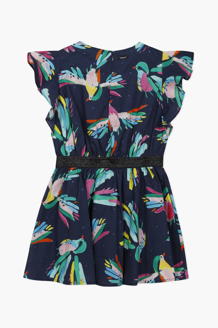 Catimini Tropical Bird Girls Dress