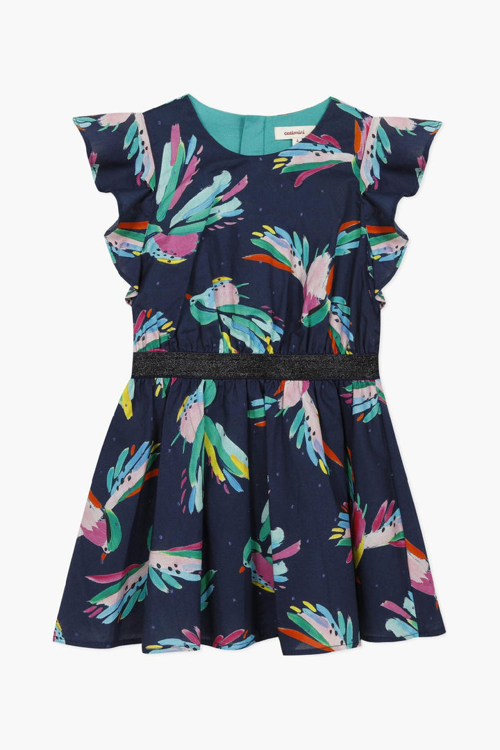 Catimini Tropical Bird Girls Dress