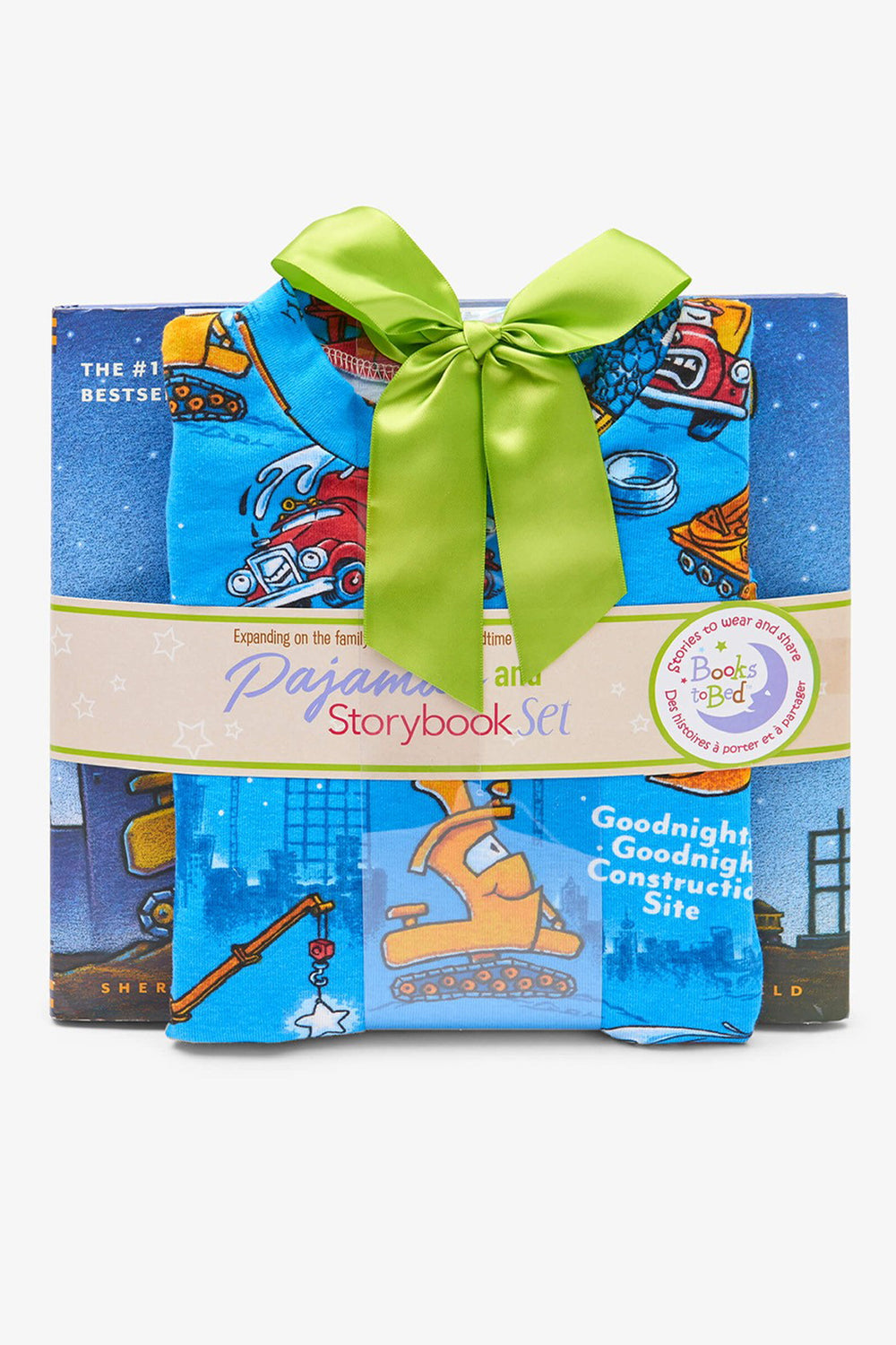 Books To Bed Goodnight Construction Site Kids Pajamas Set