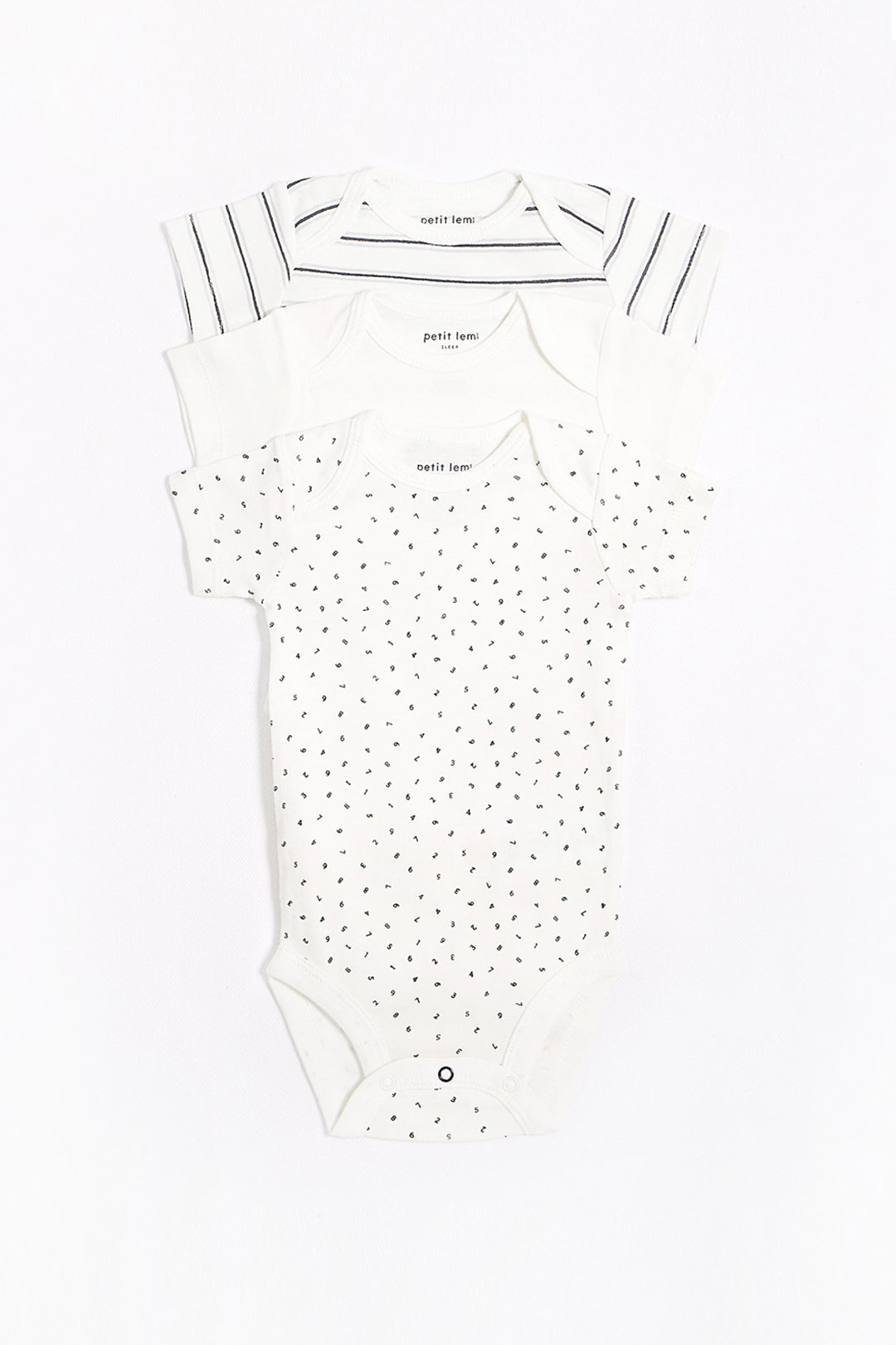 Baby Onesie Petit Lem 3-Pack  - Counting Sheep