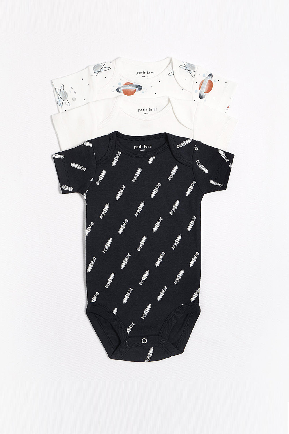 Baby Onesie Petit Lem 3-Pack Boy - Friendly Galaxy