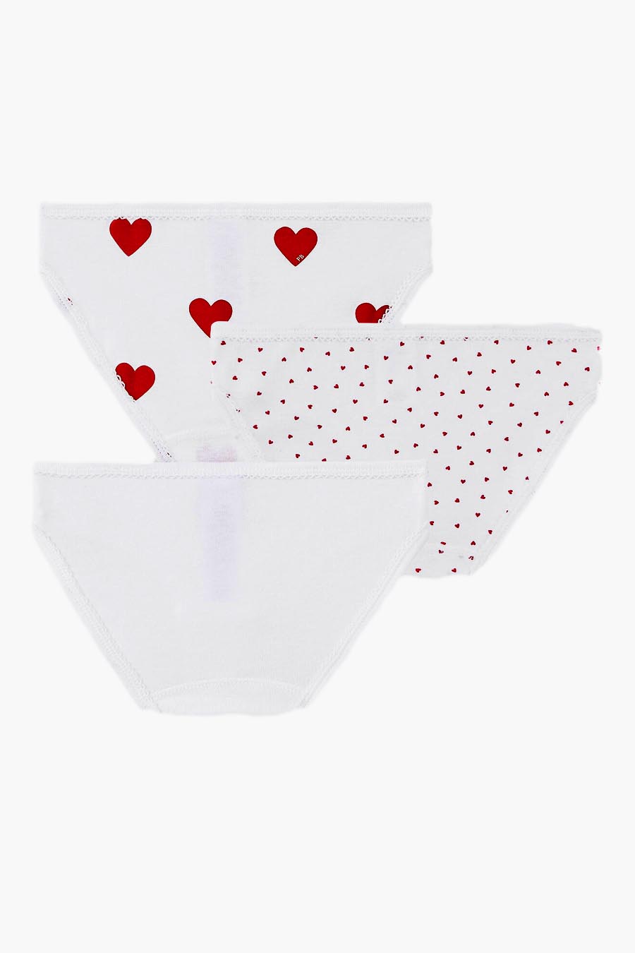 Bragas Para Niñas Petit Bateau - Pack De 3, Producción Sostenible, Cómodas