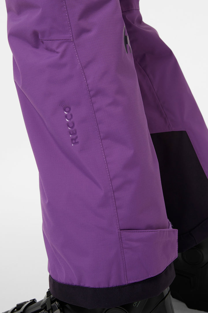 Kids Snowpants Helly Hansen Summit Crushed Grape gaitor