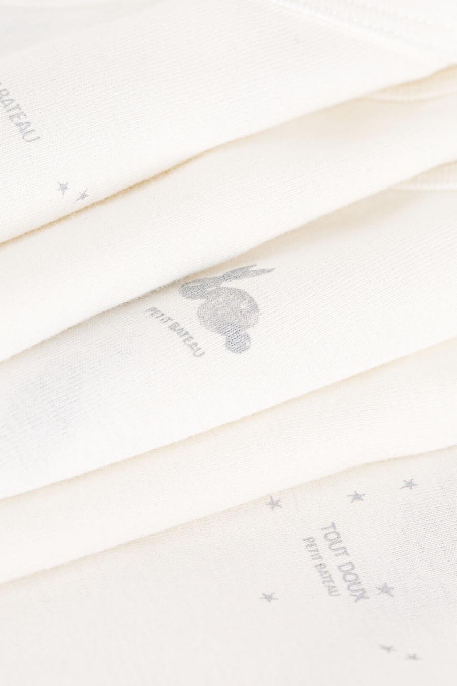 Petit Bateau Baby Girl Bodysuit 5-Pack Kimono Fairway