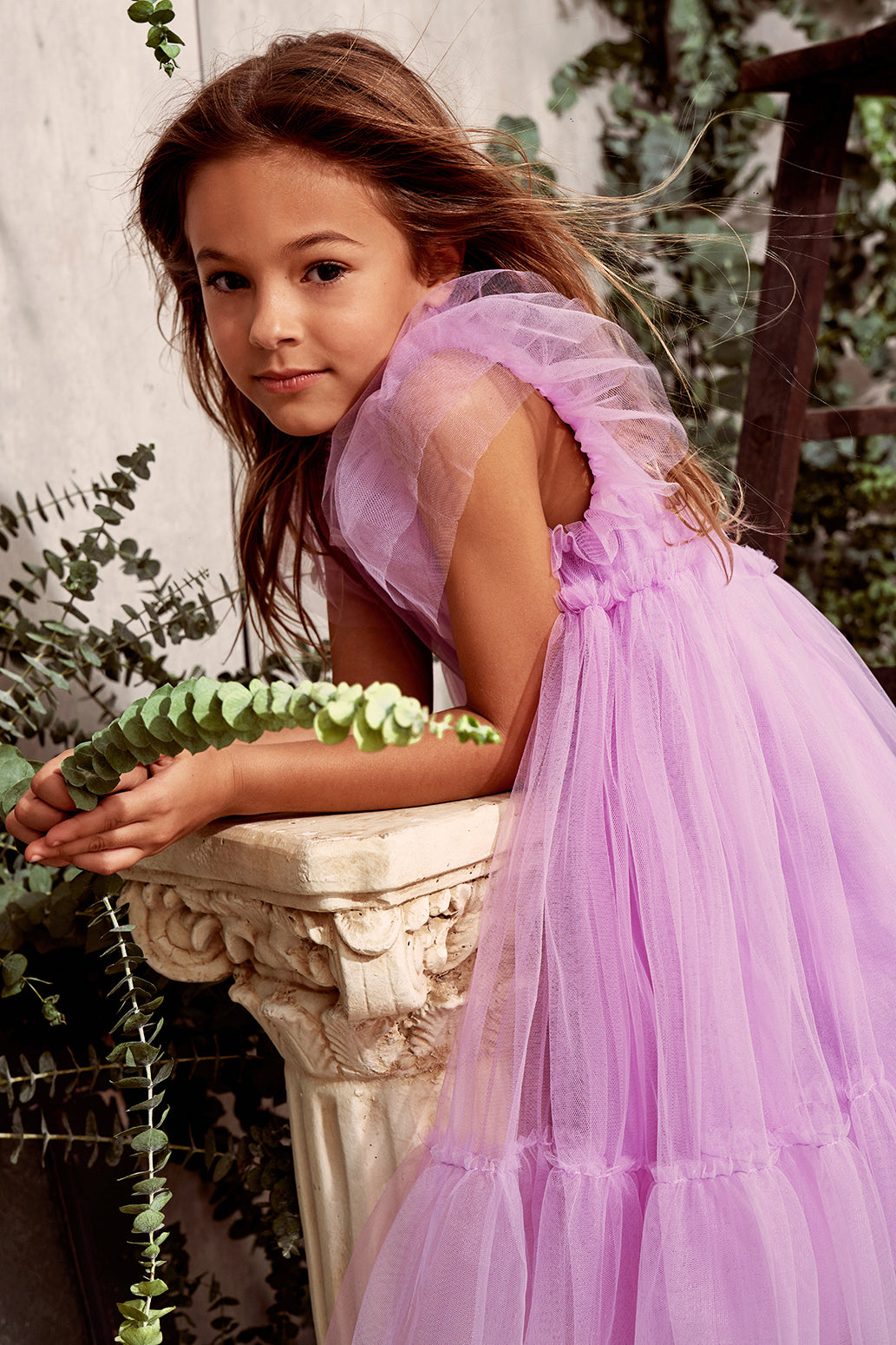 Flower Girls Dresses Nellystella Antoinette Hyacinth close