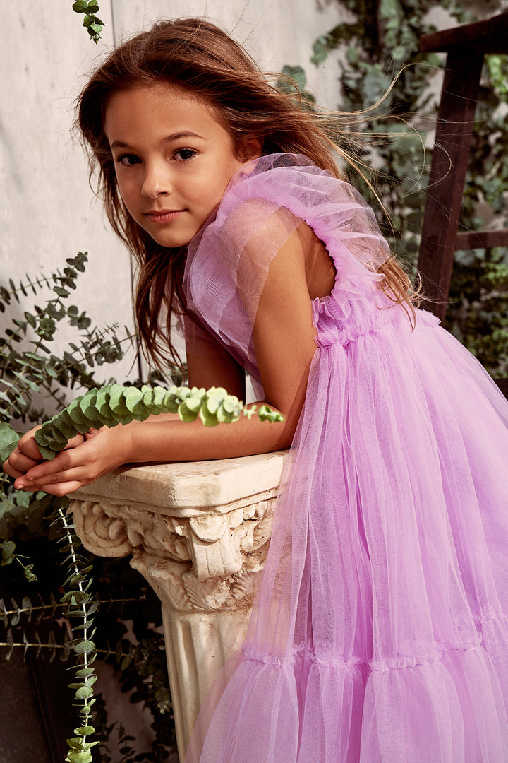 Flower Girls Dresses Nellystella Antoinette Hyacinth close