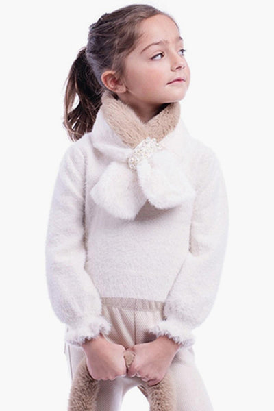 Girls Sweater Imoga Bettie - Snow