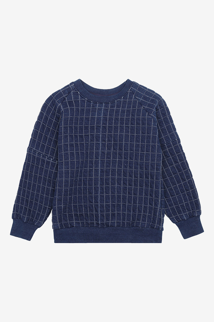 Soft Gallery Beau Sweatshirt - Navy Quilt