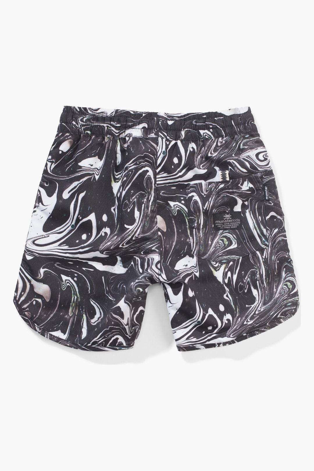 Boys Shorts Munster Kids Black Dye Boardshorts rear