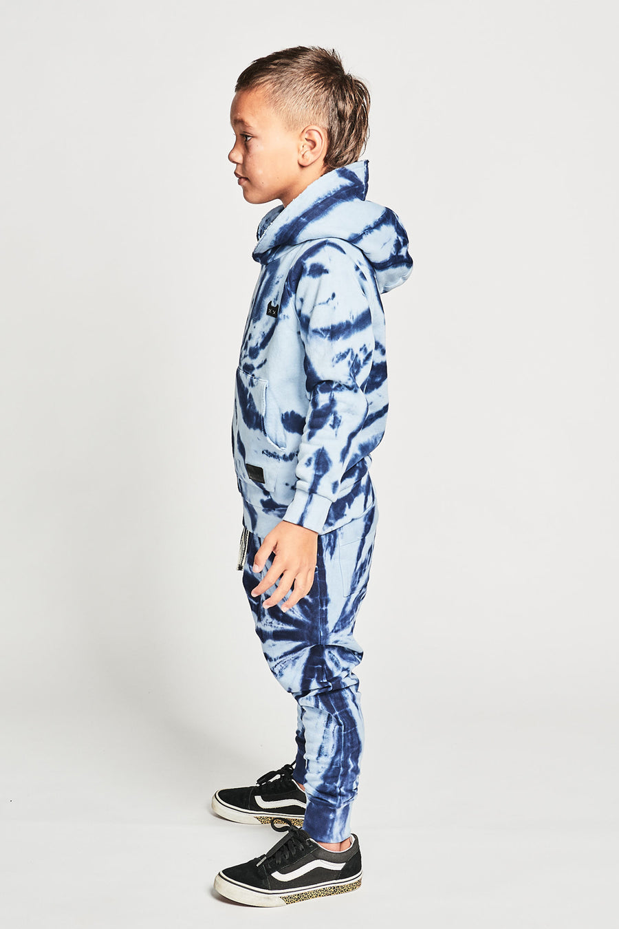 Boys Sweatshirt Munster Kids Timewrap Hoody - Blue Dye
