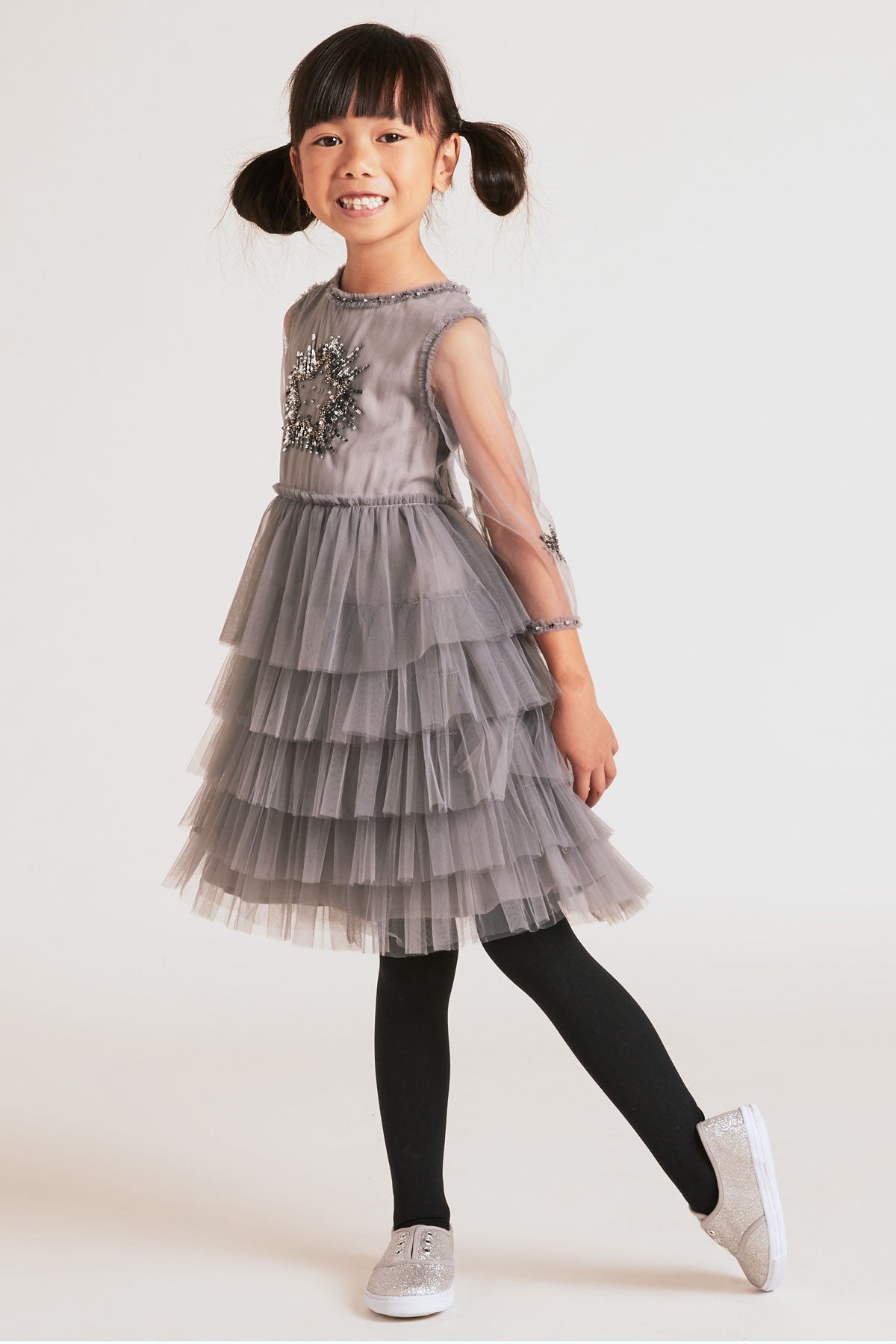 Wild & Gorgeous Moon Dance Dress - Grey – Mini Ruby