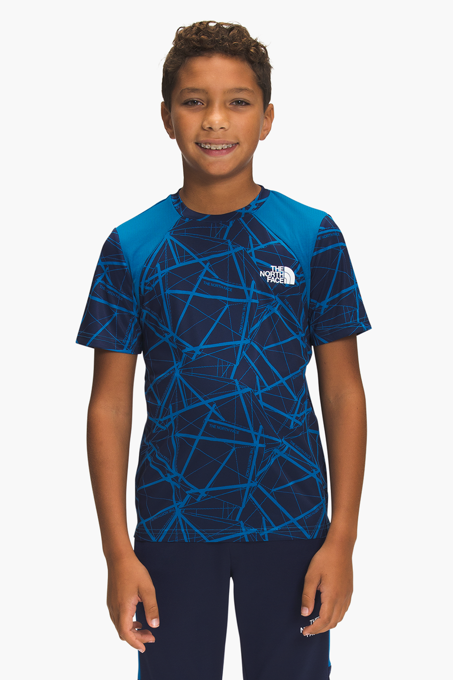 North Face Never Stop Kids Shirt - Navy