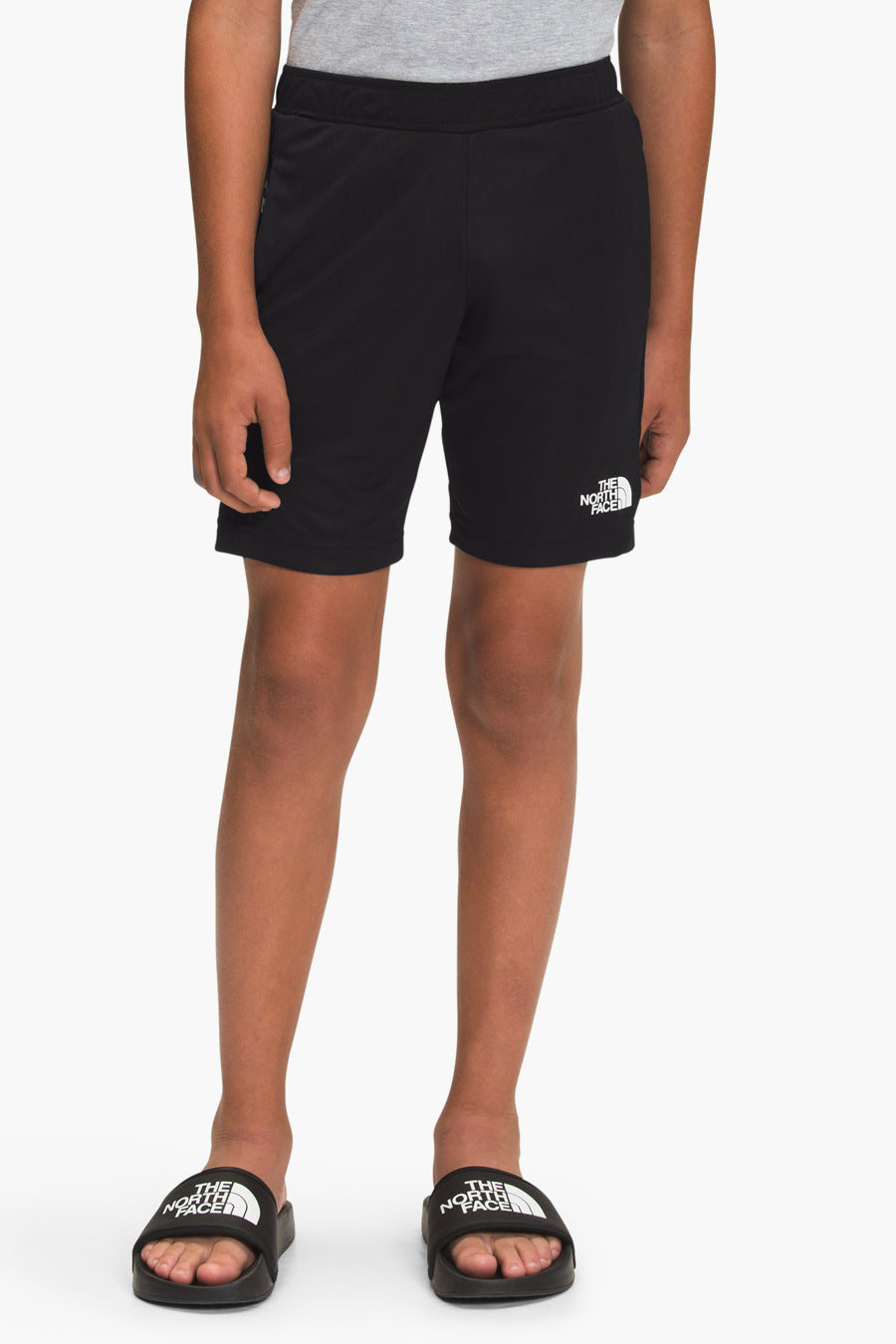 North Face Never Stop Training Boys Shorts - Black front
